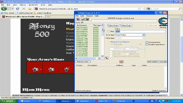 how to hack warlords call to arms with cheat engine 5.6 смотреть онлайн
