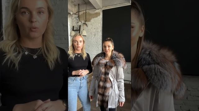 Обзор парки с натуральным мехом лисицы “Alice” смотреть онлайн
