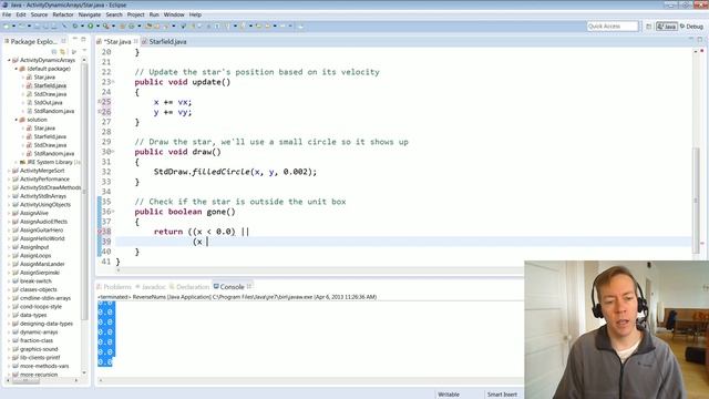 Activity: Dynamic arrays смотреть онлайн