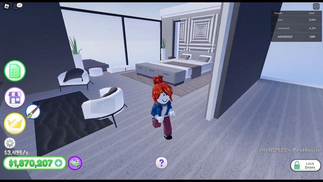 ROBLOX - "$500,000,000" PENTHOUSE AT MEGA MANSION TYCOON смотреть онлайн