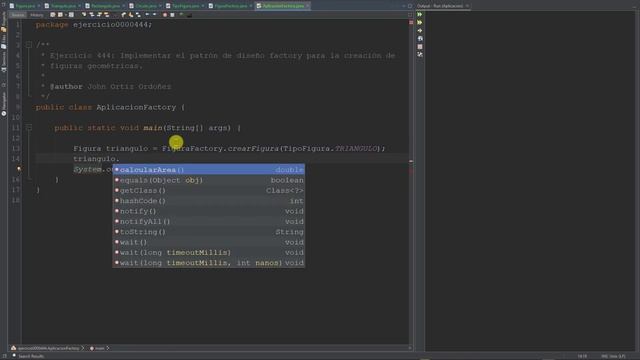 Java Ejercicio: 444 Implementar el Patrón de Diseño Factory para Instanciar Objetos de Tipo Figura смотреть онлайн
