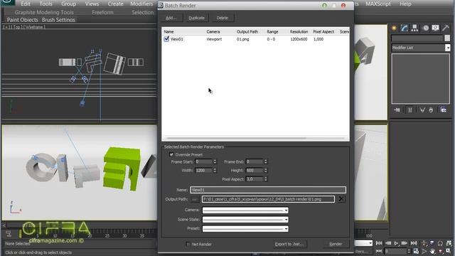 Batch Render в 3d Max. Рендерим сразу с нескольких камер