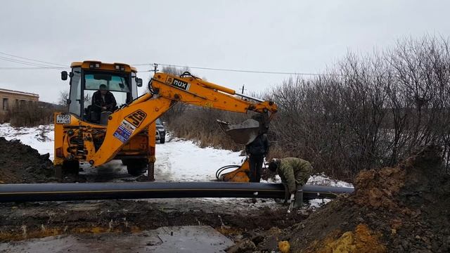 Прокладка газопровода к Дачному поселку "Поречье" - ОблЗемСтрой смотреть онлайн