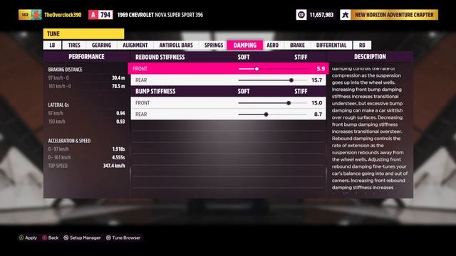 Forza Horizon 5 - 900HP Chevrolet Nova Super Sport 396 1969 (Drag Tune) смотреть онлайн