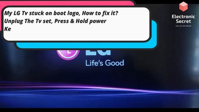 LG TV STUCK ON LG LOGO || LG TV STUCK ON LOGO SCREEN FIX смотреть онлайн