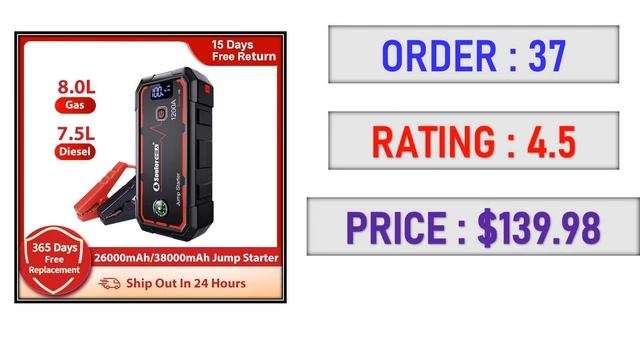 TOP 10 Best Car Jump Starter in 2022 смотреть онлайн
