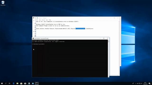 How to fix .net framework 3.5 installation error on Windows 10/8/7 смотреть онлайн