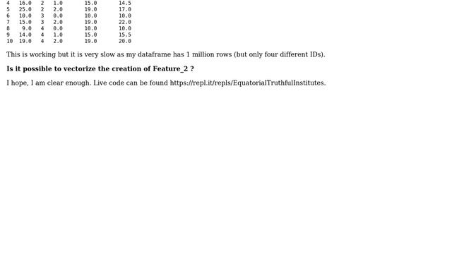 Code Review: Compute conditional median of PANDAS dataframe смотреть онлайн