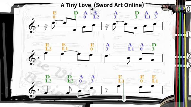 A Tiny Love | ソードアート・オンライン | Sword Art Online | Violin SHEET MUSIC [With Fingerings] [Level 3] смотреть онлайн