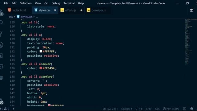 Website Design Personal Profile 3 (Slider Swiper.js) | Con HTML CSS y JAVASCRIPT смотреть онлайн