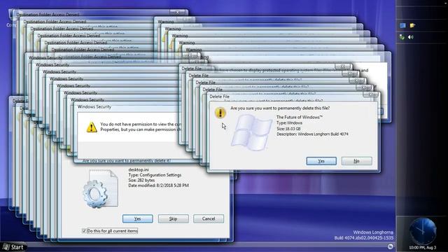 Windows Longhorn Crazy Error смотреть онлайн