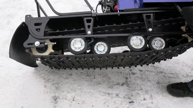Мотобуксировщик Сигма 2-8+ с лыжным модулем и двигателем LIFAN KP230. Обзор. смотреть онлайн