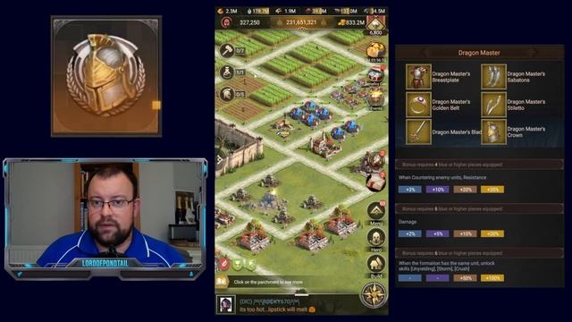 Making the first 4 pieces of Dragon Master Gear - Rise Of Empires Ice & Fire смотреть онлайн