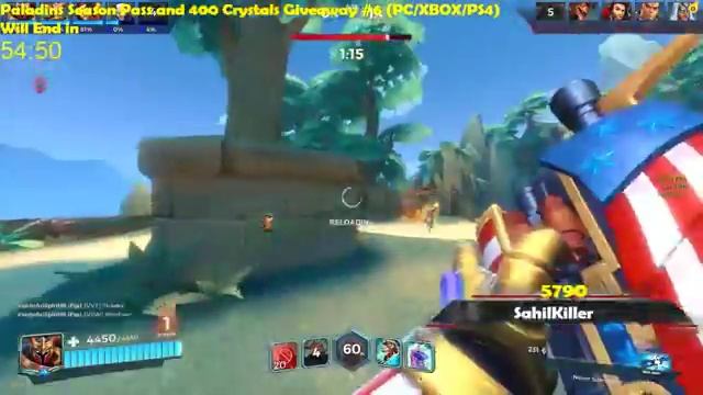Paladins Ranked Patch 1.2 Live Stream #2 (Season Pass and 400 Crystals Giveaway #6) смотреть онлайн
