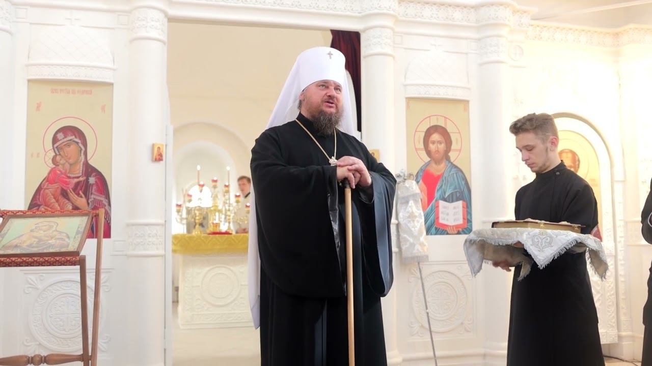 Слово митрополита Ферапонта после освящения храма Николы Мокрого города Костромы смотреть онлайн