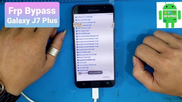 Samsung J7 Plus Frp Bypass fix youtube update / unlock google account frp C710F / Not galaxy Store смотреть онлайн