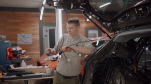 Hyundai Santa Fe - электропривод багажника