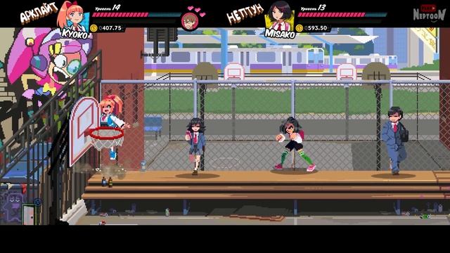 ЦЕНТР ГОРОДА И ДРАКА С ЗОМБИ! ✅ River City Girls (2 Players Co-op) Прохождение #6 смотреть онлайн