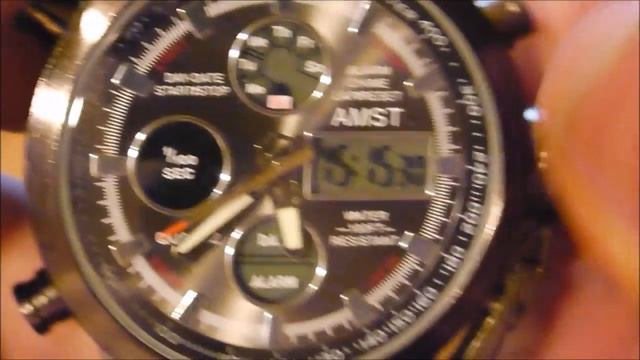 Ударопрочные и водозащищённые часы "AMST" смотреть онлайн