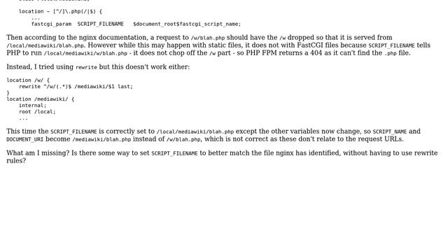 PHP script path inconsistencies on nginx with multiple server root paths смотреть онлайн