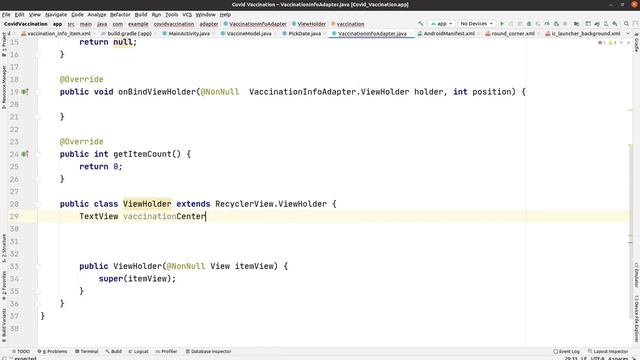 COVID Vaccination App Android Studio Tutorial PART 2 | Coronavirus Vaccine App Tutorial | REST API смотреть онлайн