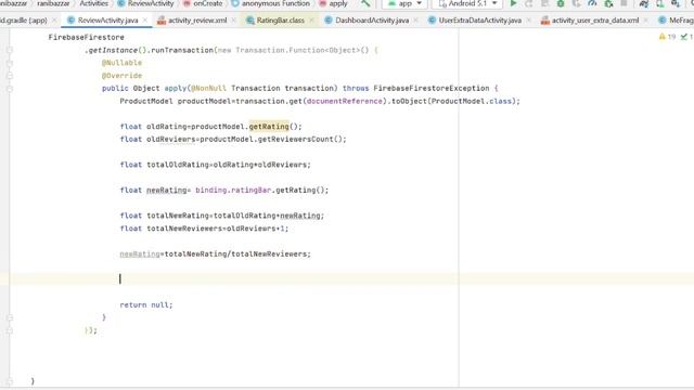 Firestore Product Rating Method | Transactions | Android Studio | Code The World смотреть онлайн