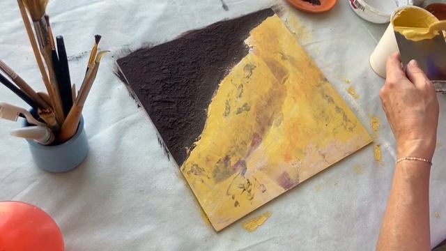 РИСУЕМ В МРАМОРНОЙ ТЕХНИКЕ /АБСТРАКТНАЯ КАРТИНА