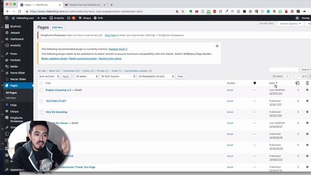 Removing Service From Menu Bar - Editing WordPress Website смотреть онлайн