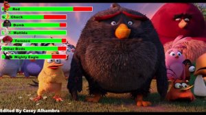 The Angry Birds Movie (2016) Final Battle with healthbars 4/4
