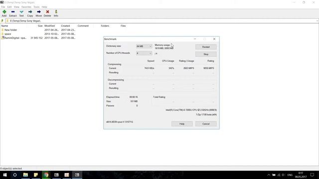 Intel Core I5 7200u+GeForce 920MX Synthetic Test AIDA64 And 7-zip Benchmark
