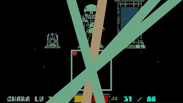 Inkentertale sans fight!(by chara-YTsab) phase 1-2 Undertale fan game... смотреть онлайн