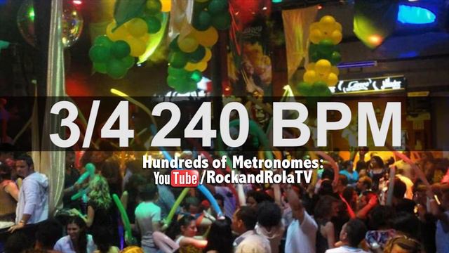 🔴 240 BPM 3/4 Bohemian Percusion Metronome смотреть онлайн