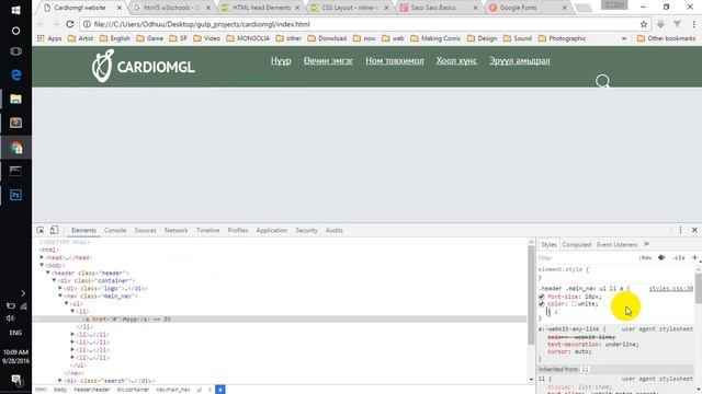 Sass,html5,css ашиглан вэб theme хийх - 1 Нүүр хуудас болон мэдээлэл унших хуудас 1 смотреть онлайн