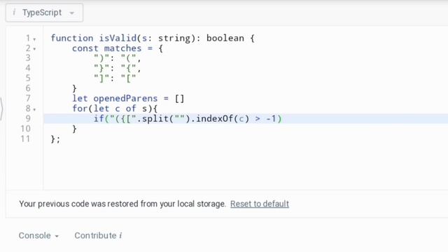 Valid parenthesis leetcode problem. JavaScript interview question смотреть онлайн