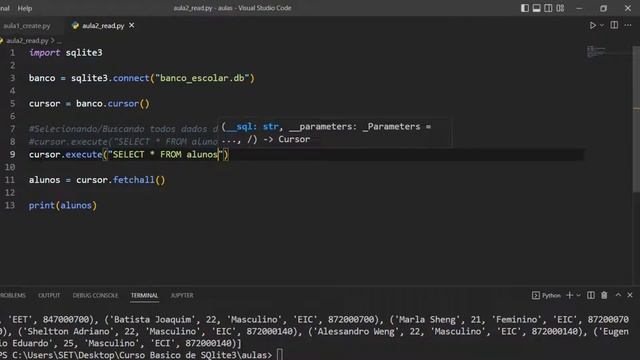03 READ - CRUD || Curso de Banco de Dados || #Python #SQLite3 смотреть онлайн