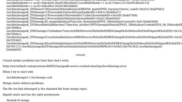 DevOps & SysAdmins: mongo server does not start on Centos 6.4 смотреть онлайн