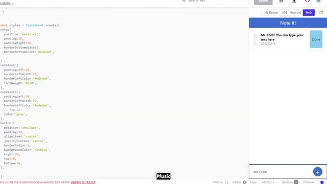Note It || React JS || Make a reminder app смотреть онлайн