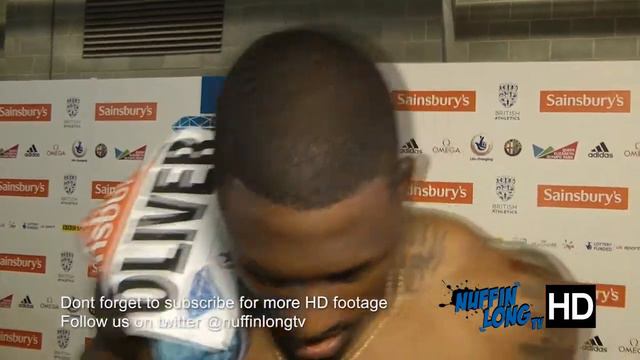 David Oliver keeping it real | Sainsburys Anniversary Games | @doliversub13 - by Nuffin'Long TV смотреть онлайн