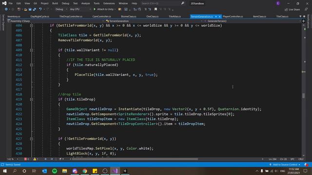 How To Make A 2D Game Like Terraria / Minecraft in Unity - Bedrock! #22 смотреть онлайн