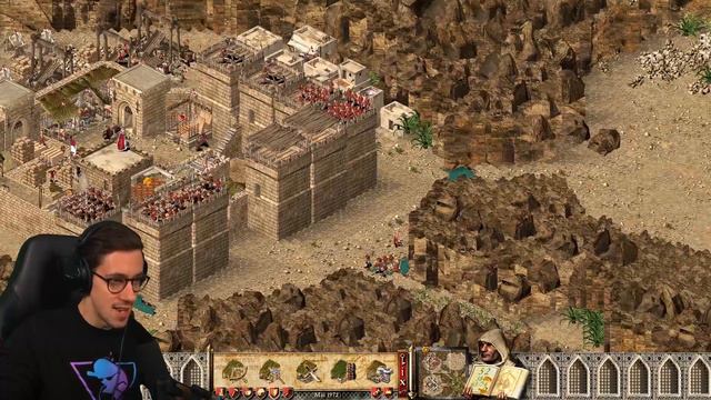 Gegen DREI Saladins ohne Nahrung | Stronghold Crusader HD смотреть онлайн