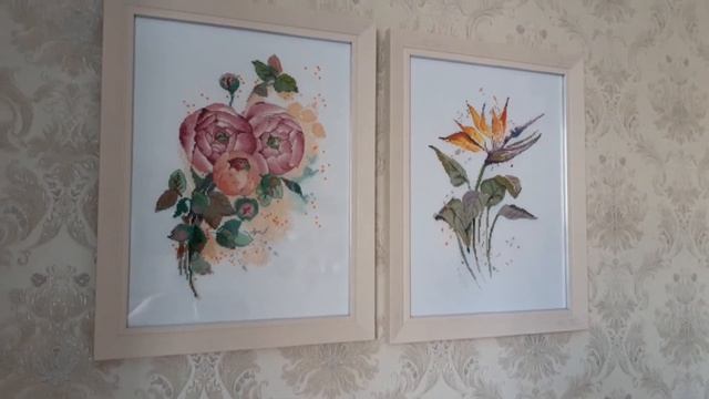 Вышитые картины в моем интерьере смотреть онлайн