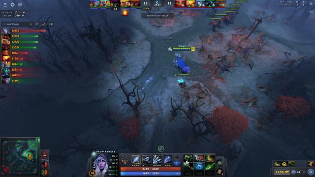 OG.ANA SMURF DROW RANGER GOES WITH HEAVY DAMAGE - DOTA 2 7.30 GAMEPLAY смотреть онлайн