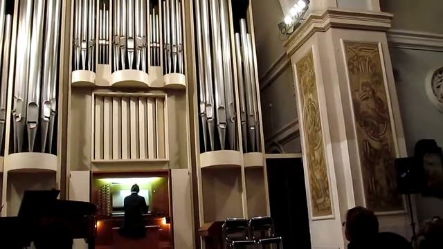 Органный зал. г. Днепропетровск Музыка. Орган. Organ Hall. Dnipropetrovsk Music. Organ.MVI 4436