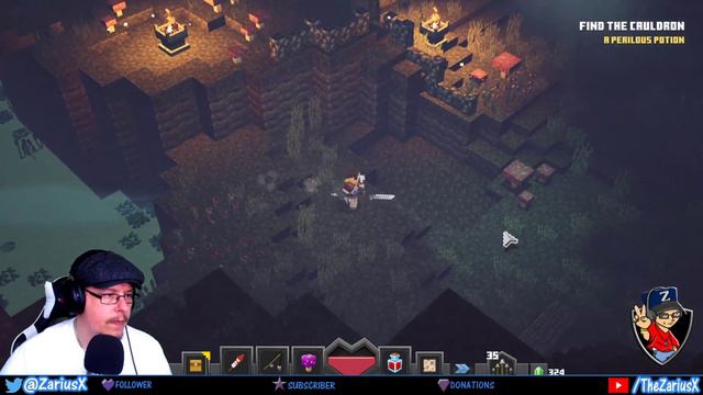 MINECRAFT DUNGEONS - LIVE Battle #1 смотреть онлайн