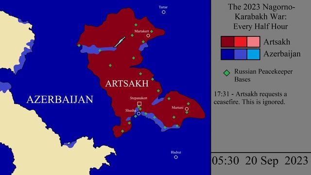 The 2023 Nagorno-Karabakh War: Every Half Hour смотреть онлайн