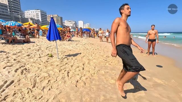 ?? Walk on the beach in RIO DE JANEIRO | IPANEMA BEACH 4K смотреть онлайн