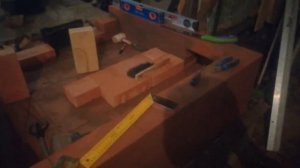 Печь 4,5 на 5 кирпичей. 3 часть .