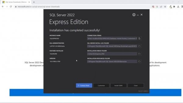 Installing Microsoft SQL Server 2022 on Windows 10/11