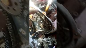 замена цепи ГРМ поло седан с пробегом 217000 км продолжение