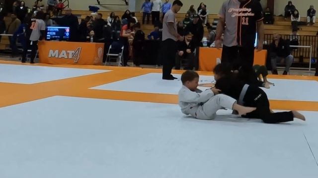6 Year Old Kid - Grappling Industries San Jose, CA 09.30.23 Daniel Perkov Gi 3